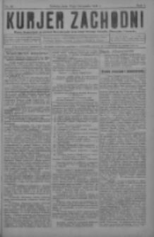 Kurjer Zachodni: pismo na powiat nowotomyski oraz miast Nowego Tomyśla, Zbąszynia i Lwówka 1930.11.15 R.6 Nr92