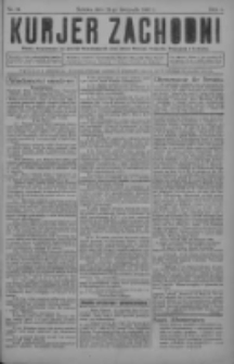 Kurjer Zachodni: pismo na powiat nowotomyski oraz miast Nowego Tomyśla, Zbąszynia i Lw&oacute;wka 1930.11.22 R.6 Nr94