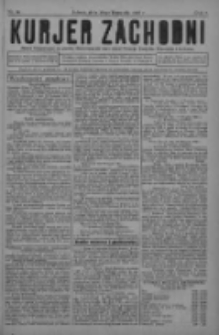 Kurjer Zachodni: pismo na powiat nowotomyski oraz miast Nowego Tomyśla, Zbąszynia i Lw&oacute;wka 1930.11.29 R.6 Nr96