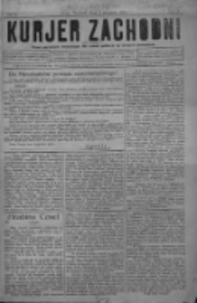 Kurjer Zachodni: pismo narodowe, bezpartyjne dla rodzin polskich na kresach zachodnich 1929.01.02 R.5 Nr1