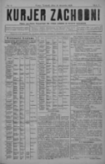 Kurjer Zachodni: pismo narodowe, bezpartyjne dla rodzin polskich na kresach zachodnich 1929.01.30 R.5 Nr9