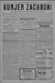 Kurjer Zachodni: pismo narodowe, bezpartyjne dla rodzin polskich na kresach zachodnich 1929.03.02 R.5 Nr18