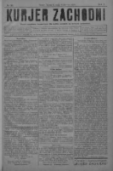 Kurjer Zachodni: pismo narodowe, bezpartyjne dla rodzin polskich na kresach zachodnich 1929.03.09 R.5 Nr20