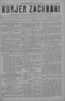 Kurjer Zachodni: pismo narodowe, bezpartyjne dla rodzin polskich na kresach zachodnich 1929.03.27 R.5 Nr25