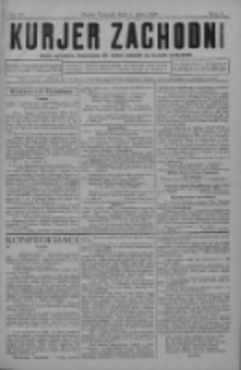 Kurjer Zachodni: pismo narodowe, bezpartyjne dla rodzin polskich na kresach zachodnich 1929.05.08 R.5 Nr37