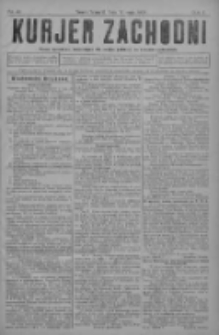 Kurjer Zachodni: pismo narodowe, bezpartyjne dla rodzin polskich na kresach zachodnich 1929.05.18 R.5 Nr40