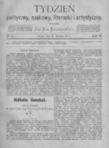 Tydzień Polityczny, Naukowy, Literacki i Artystyczny. 1871 R.2 nr3