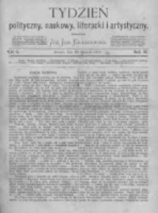 Tydzień Polityczny, Naukowy, Literacki i Artystyczny. 1871 R.2 nr5