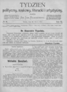 Tydzień Polityczny, Naukowy, Literacki i Artystyczny. 1871 R.2 nr11