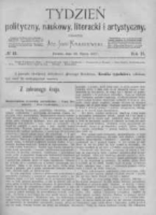 Tydzień Polityczny, Naukowy, Literacki i Artystyczny. 1871 R.2 nr12