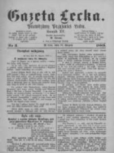Gazeta Lecka. 1889 nr3