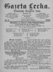 Gazeta Lecka. 1889 nr4