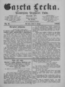 Gazeta Lecka. 1889 nr6