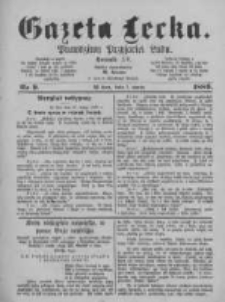 Gazeta Lecka. 1889 nr9