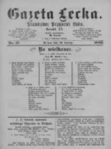 Gazeta Lecka. 1889 nr17