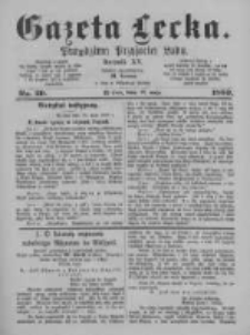 Gazeta Lecka. 1889 nr20