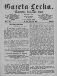Gazeta Lecka. 1889 nr21