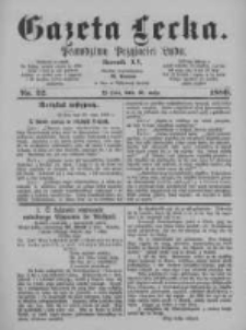Gazeta Lecka. 1889 nr22