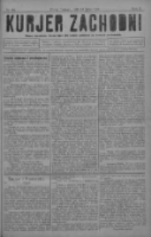 Kurjer Zachodni: pismo narodowe, bezpartyjne dla rodzin polskich na kresach zachodnich 1929.07.24 R.5 Nr59