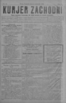 Kurjer Zachodni: pismo narodowe, bezpartyjne dla rodzin polskich na kresach zachodnich 1929.09.14 R.5 Nr74