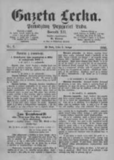 Gazeta Lecka. 1886 nr6