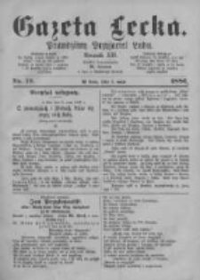 Gazeta Lecka. 1886 nr19