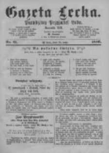 Gazeta Lecka. 1886 nr21