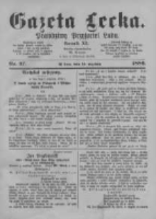 Gazeta Lecka. 1886 nr37