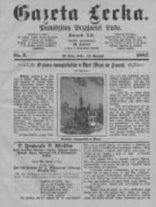 Gazeta Lecka. 1887 nr2