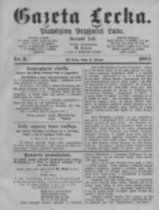 Gazeta Lecka. 1887 nr5