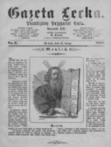 Gazeta Lecka. 1887 nr6