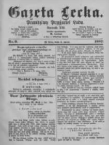 Gazeta Lecka. 1887 nr9