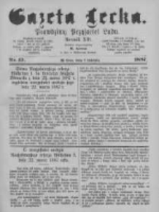 Gazeta Lecka. 1887 nr13
