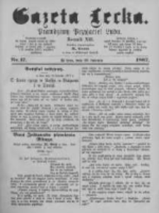 Gazeta Lecka. 1887 nr17