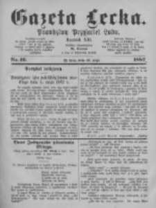 Gazeta Lecka. 1887 nr19