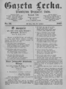 Gazeta Lecka. 1887 nr23