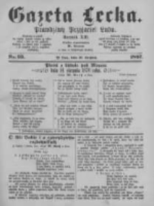 Gazeta Lecka. 1887 nr33