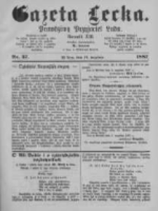 Gazeta Lecka. 1887 nr37