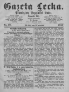 Gazeta Lecka. 1887 nr38
