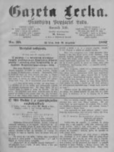 Gazeta Lecka. 1887 nr39
