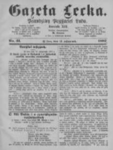 Gazeta Lecka. 1887 nr41