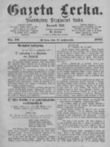 Gazeta Lecka. 1887 nr42