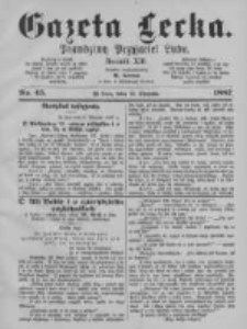 Gazeta Lecka. 1887 nr45