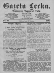 Gazeta Lecka. 1887 nr46