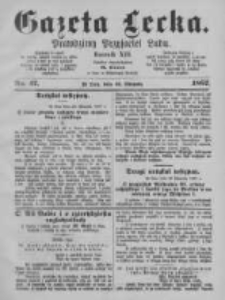 Gazeta Lecka. 1887 nr47