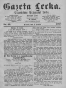 Gazeta Lecka. 1887 nr48