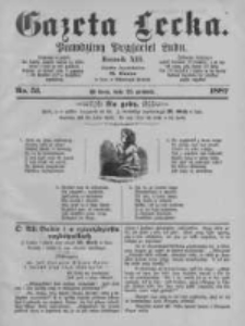 Gazeta Lecka. 1887 nr51