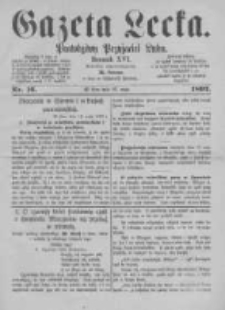 Gazeta Lecka. 1892 nr16