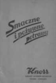 Smaczne i pożywne potrawy