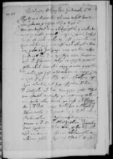 List Andrzeja Zborowskiego klana bieckiego do Zborowskiego Jana kasztelana gnieźnieńskiego